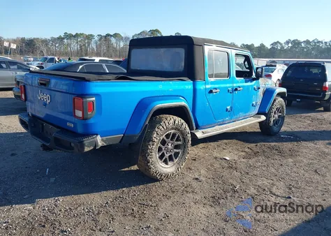 2021 Jeep Gladiator Overland 4X4 from USA, damaged, VIN 1C6HJTFGXML546564